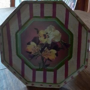 Pansies Decorative Plate
